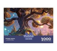 The Entwined Branches of An Ancient Oak Tree 1000 Pcs Papel Ecológico Rompecabezas Magical Ancient Tree Liberador De Estrés Juego Creativo Puzzle Juego De Desafío Difícil 52x38cm/1000pcs