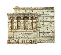 The Erechtheion - Imán para nevera, diseño de la Acrópolis de Atenas y Grecia en 3D, colección de regalo, decoración para el hogar y la cocina, adhesivo magnético, diseño de Atenas y Grecia