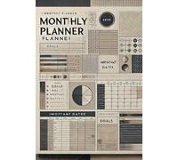 The Essential Monthly Planner for Keeping Track of Important Events and Tasks