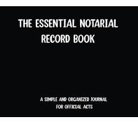 The Essential Notarial Record Book-Black