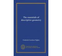 The essentials of descriptive geometry