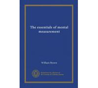The essentials of mental measurement