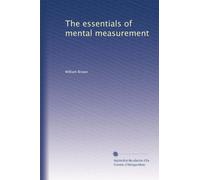 The essentials of mental measurement