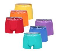 The Essentials Wardrobe Boxers para Hombre Pack de 6 Ropa Interior Tipo Trunks Multipack con Cinturilla elástica Tallas S a 4XL