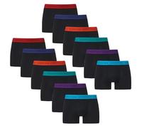 The Essentials Wardrobe Calzoncillos Boxer para Hombre 6pk y 12pk Ropa Interior de Microfibra Elástica con Cintura Elástica Cómoda Absorción de Humedad Sin Etiqueta Panel Frontal de Doble Capa Cómodo