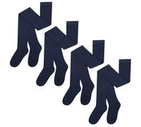 The Essentials Wardrobe Mallas para niñas para la escuela, correr y deportes, disponibles en paquetes de 2, 3, 4 unidades, algodón transpirable, cintura elástica, suave, duradera, tallas de 2 a 12