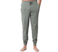 The Essentials Wardrobe Pantalones de pijama para hombre, de algodón, talla S-4XL, Marga Gris Oscuro, M