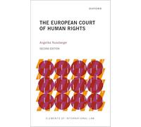 The European Court of Human Rights (Elements of International Law)
