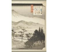 The Evening Bell at Miidera Ukiyo-e Art Journal: Dotted Grid Paper