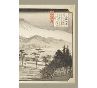 The Evening Bell at Miidera Ukiyo-e Art Journal: Dotted Grid Paper