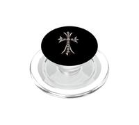 The Ever Pave Celtic Silver Cross PopSockets PopGrip para MagSafe