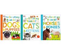 'The Everything Book of Pets' Series 3 Books Set - The Everything Book of Dogs and Puppies; The Everything Book of Cats and Kittens; The Everything Book of Horses and Ponies