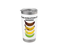The Evolution Of Banana Novelty Graphic Tees & Cool Designs Vaso térmico de acero inoxidable de doble pared