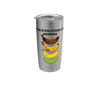 The Evolution Of Banana Novelty Graphic Tees & Cool Designs Vaso térmico de acero inoxidable de doble pared