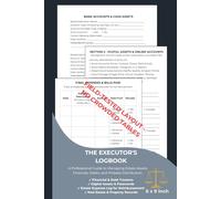 The Executor's Inventory Logbook: A Professional Estate Settlement Organizer to Track Assets, Debts, Digital Accounts, and Final Expenses for Probate ... (Estate & Probate Administration Series)