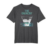 The Exorcist Raise Camiseta, Hombre Tallas Grandes, Jaspeado Oscuro, 2X Alto
