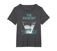 The Exorcist Raise Camiseta, Mujer Tallas Grandes, Jaspeado Oscuro, 2XL Grande