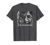 The Exorcist Regan Approach Face Camiseta, Hombre, Jaspeado Oscuro, S