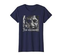 The Exorcist Regan Approach Face Camiseta, Mujer, Azul Marino, 3XL