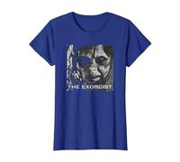 The Exorcist Regan Approach Face Camiseta, Mujer, Azul Real, 3XL