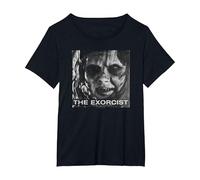 The Exorcist Regan Approach Face Camiseta, Mujer Tallas Grandes, Negro, 2XL Grande