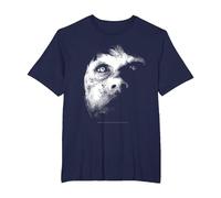 The Exorcist Regan Demon Face Camiseta, Hombre Tallas Grandes, Azul Marino, 2X Alto