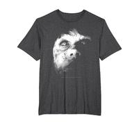 The Exorcist Regan Demon Face Camiseta, Hombre Tallas Grandes, Jaspeado Oscuro, 2X Alto