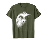 The Exorcist Regan Demon Face Camiseta, Hombre, Verde Oliva, L