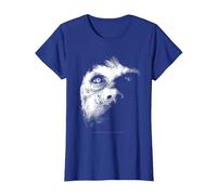 The Exorcist Regan Demon Face Camiseta, Mujer, Azul Real, M