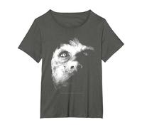 The Exorcist Regan Demon Face Camiseta, Mujer Tallas Grandes, Asfalto, 1XL Grande
