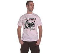 The Exploited Camiseta Army Life Band Logo Nuevo Oficial Hombre Blanco, blanco, L