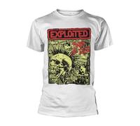 The Exploited T Shirt Punks Not Dead Nuevo Oficial De Los Hombres Blanco Size S