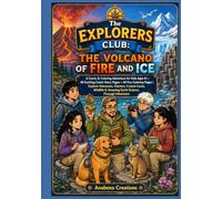 The Explorers Club: The Volcano of Fire and Ice: A Comic & Coloring Adventure for Kids Ages 8+ | 40 Exciting Comic Story Pages + 40 Fun Coloring Pages ... & Amazing Earth Science Through Adventure
