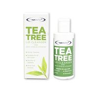 The Eye Doctor Limpiador de párpados de árbol de té, 100 ml, higiene de párpados, elimina la suciedad y el maquillaje, pestañas para párpados - Adecuado para ojos sensibles - aceite de árbol de té