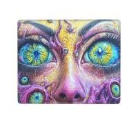 The Eye Fear - Alfombrilla de mouse duradera y respetuosa con el medio ambiente, para juegos y oficina, diseño antideslizante para mayor comodidad y precisión