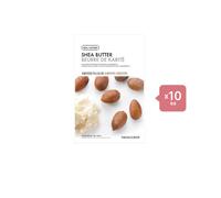 THE FACE SHOP - Real Nature Face Mask - Shea Butter - 1pc (10ea) Set