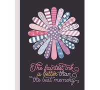 The Faintest Ink is Better Than the Best Memory,: A Large Inspirational Writing Journal for Notes, Ideas, and Everyday Reflections - Notebook (8.5 x 11 in, 100 Pages)