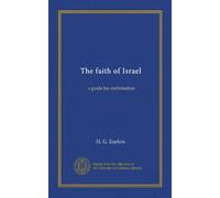 The faith of Israel: a guide for confirmation