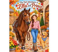 The Fall Adventures of Ella and Prince: A Cozy Autumn Cowgirl and Horse Coloring Book for Girls Ages 8-12, Teens, and Kids (The Adventures of Ella and Friends)