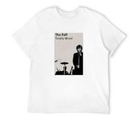 The Fall/Mark and Smith T-Shirts Totally Wired CD Single Vinyl Image Band tee T-Shirt WhiteM