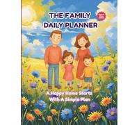 The Family Daily Planner | Simple 200-Page Black & White Edition Planner for Moms & Busy Families | Meal Plan, Priorities, To-Do List, Mood Tracker & More