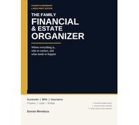The Family Financial and Estate Organizer: Where Everything Is, Who to Contact, and What Needs to Happen | Large Print Record Book for Managing an Aging Parent's Finances (ClearPath Workbooks)
