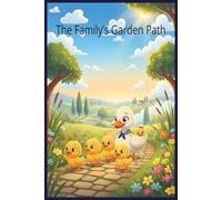 The Family’s Garden Path: Funny pretty duck college ruled notebook from mom. Mama Duck leads her happy ducklings on a sunny garden stroll.