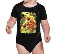 the Fan Tee Body de Bebe Comic Flash Comic DC El Hombre Más Rápido del Mundo 009 6 Meses