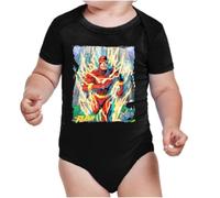 the Fan Tee Body de Bebe Comic Flash Comic DC El Hombre Más Rápido del Mundo 011 9 Meses
