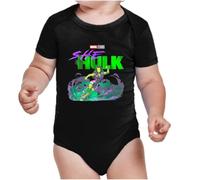 the Fan Tee Body de Bebe Comic Masa Fuerza Desatada en la Mano del Hombre Verde, La Fuerza Más Brutal del Universo 011 3 Meses