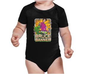 the Fan Tee Body de Bebe Comic Masa Fuerza Desatada en la Mano del Hombre Verde, La Fuerza Más Brutal del Universo 006 12 Meses