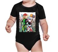 the Fan Tee Body de Bebe Comic Murcielago El Caballero Oscuro 140 3 Meses