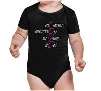 the Fan Tee Body de Bebe Deportes Pilates Regalo Divertido, Entrenamiento,relajación Yoga Deportiva 003 3 Meses