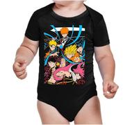 the Fan Tee Body de Bebe Dibujos Animados Anime Divertido Universo, Vibras de Manga, Mundo Otaku, Japan Fan Kanji, GENERACION DE LOS 90 009 18 Meses
